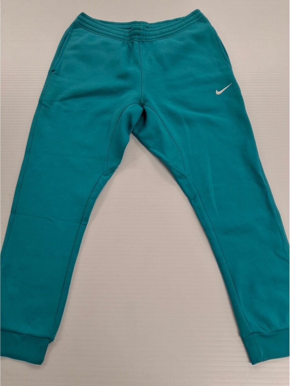 Nike Standard Fit Taper Leg Sweatpants in Turquoise Size XL